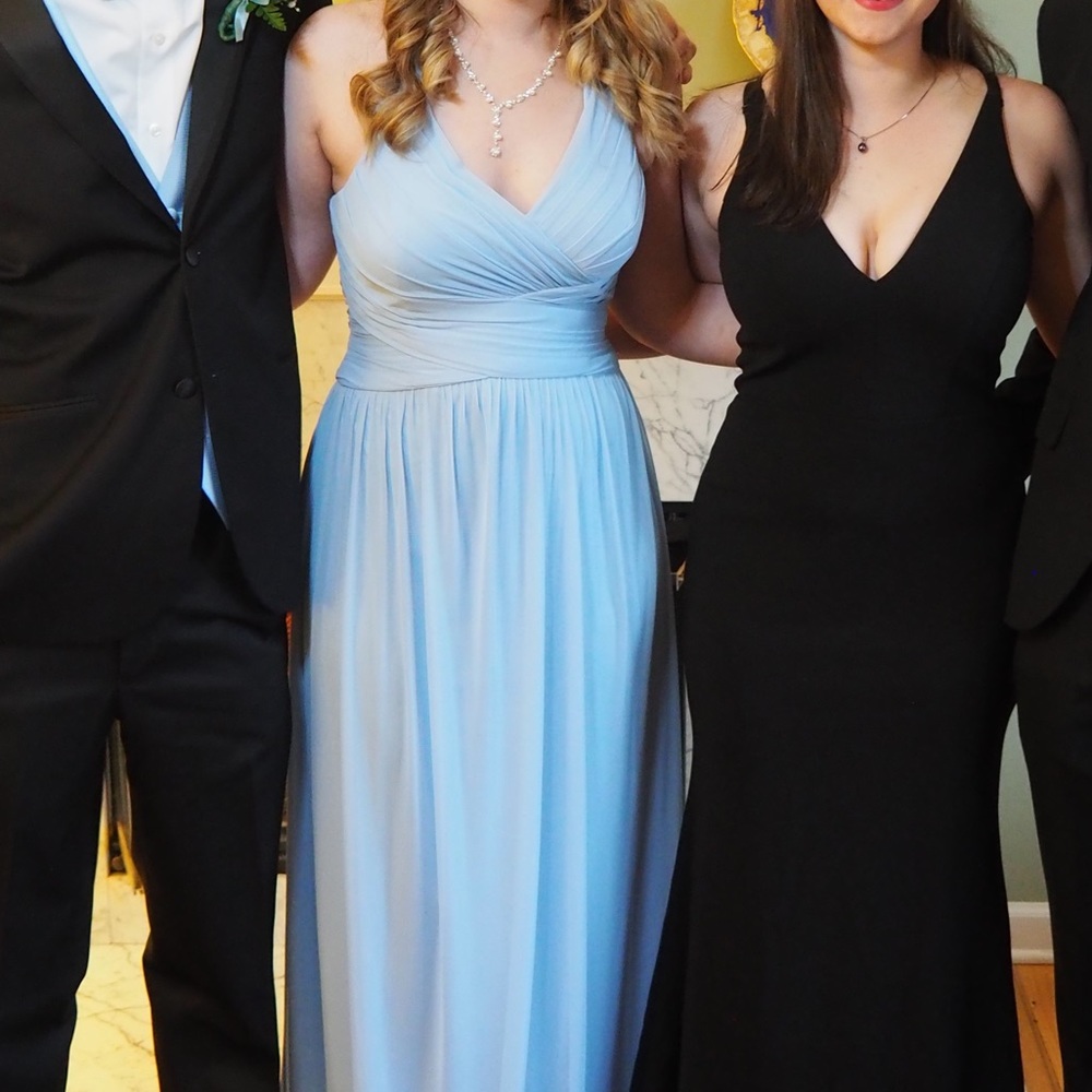 Blue prom dress